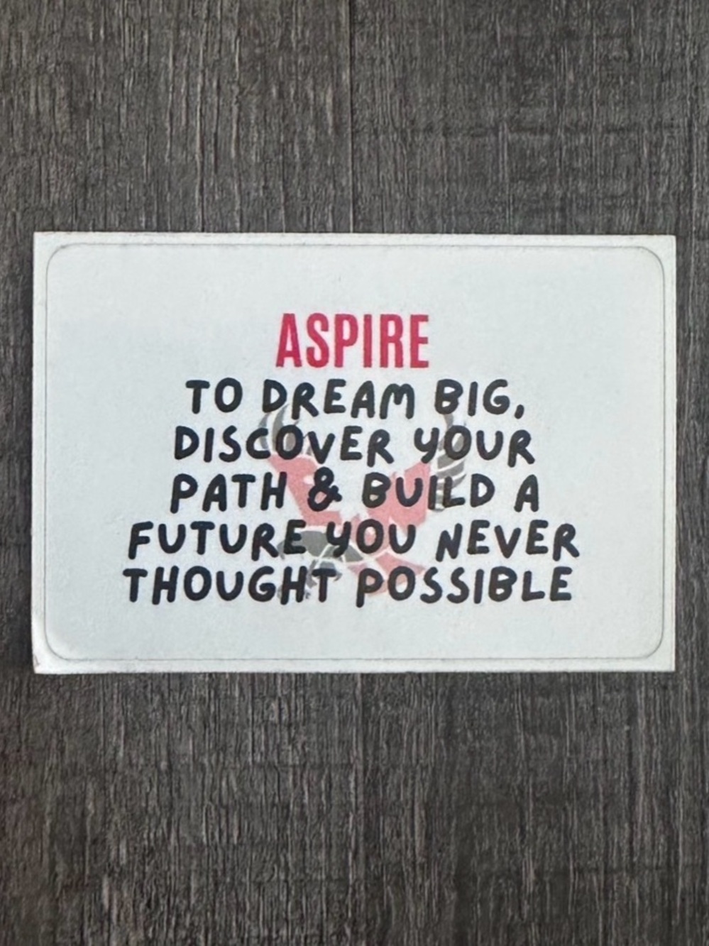 💞 New Eastern Washington University EWU Aspire Dream Big Motivational Sticker